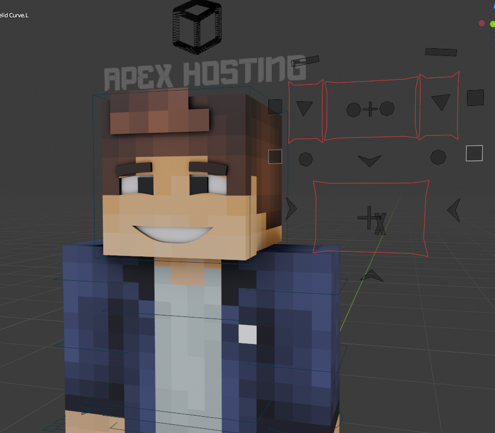 Apex Hosting- Minecraft Character Rig preview image 2